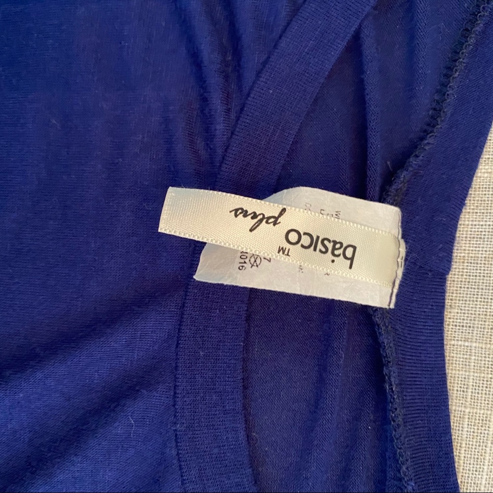 Color Block Striped Tunic Tee - Picture 5 of 7